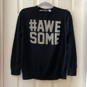 Children’s Place Sweatshirt - #awesome size L 10/12, Black and Grey